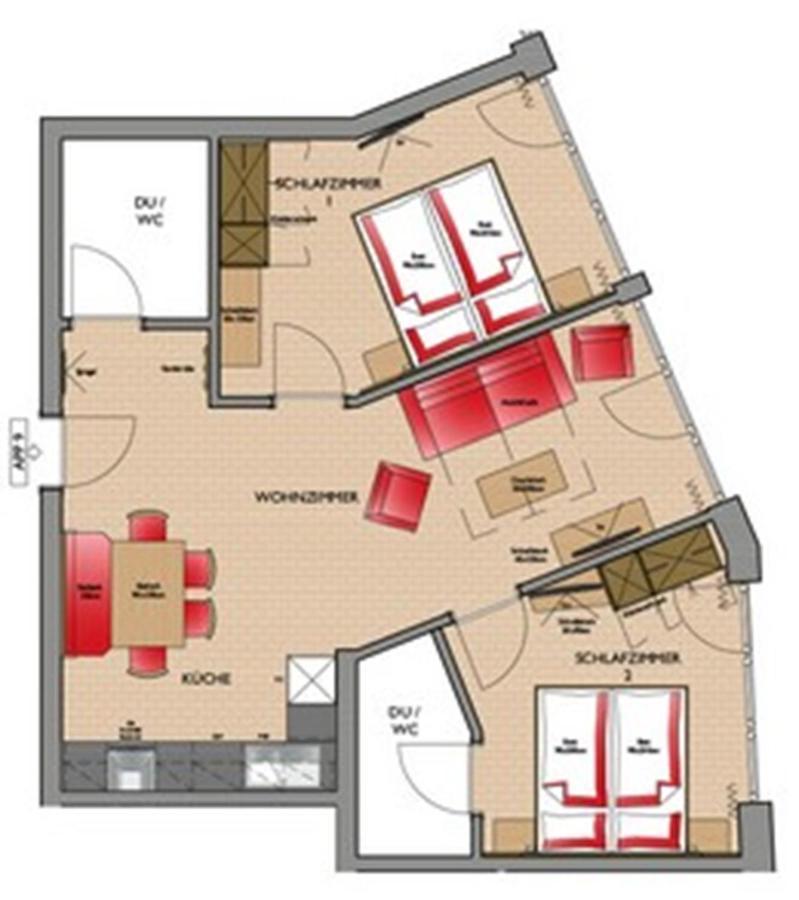 A Casa Saphir Appartement-Hotel Зёльден Экстерьер фото